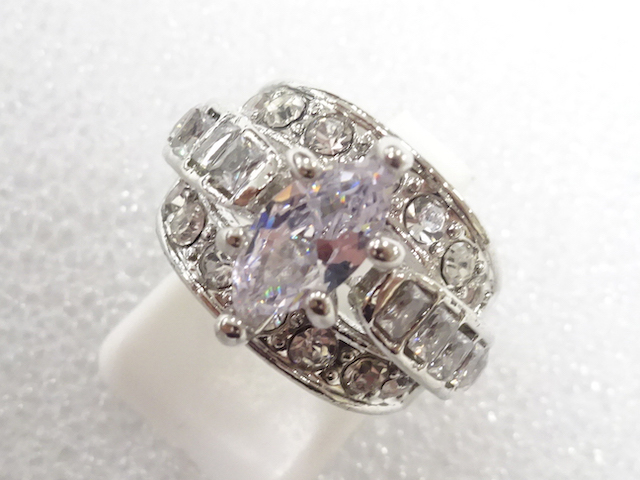 COLORED STONE FASHION RING / JP SIZE 9